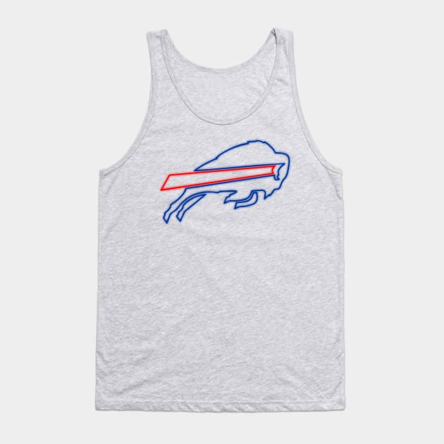 Buffalo Bills Neon! Tank Top by Olievera